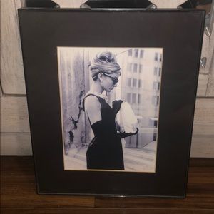 Audrey Hepburn with frame